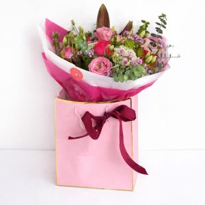 Pink Bunch with Gift Bag